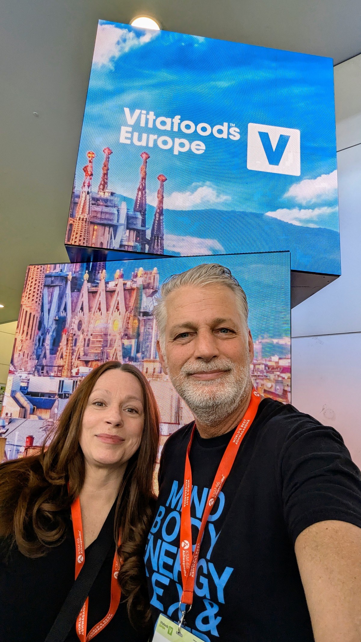 Chasity and Mark at Vitafoods Europe